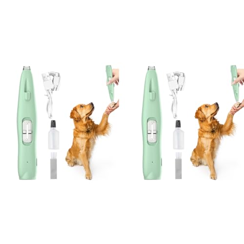 Qpets® Dog Paws Hair Trimmer USB Cordless with UV LED Light Paw Pet Fine for Around Buttocks Wounds Cat Small 2PCS Qpets® Dog Paws Hair Trimmer USB Cordless with UV LED Light Paw Pet Fine for Around Buttocks Wounds Cat Small 2PCS